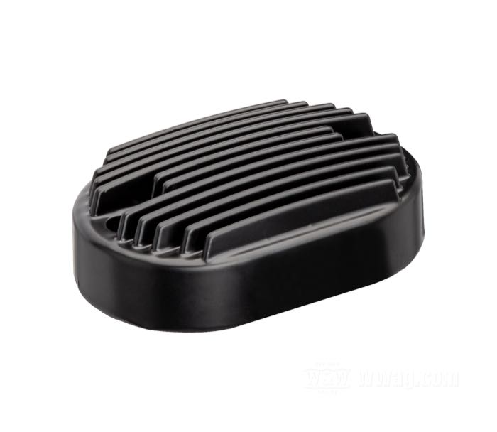 Regulateur/Redresseur »Standard«; adaptable à Softail 2001-2006; aluminium, noir; remplace OEM HD 74610-01 et 74540-01; poids brut: 740 g