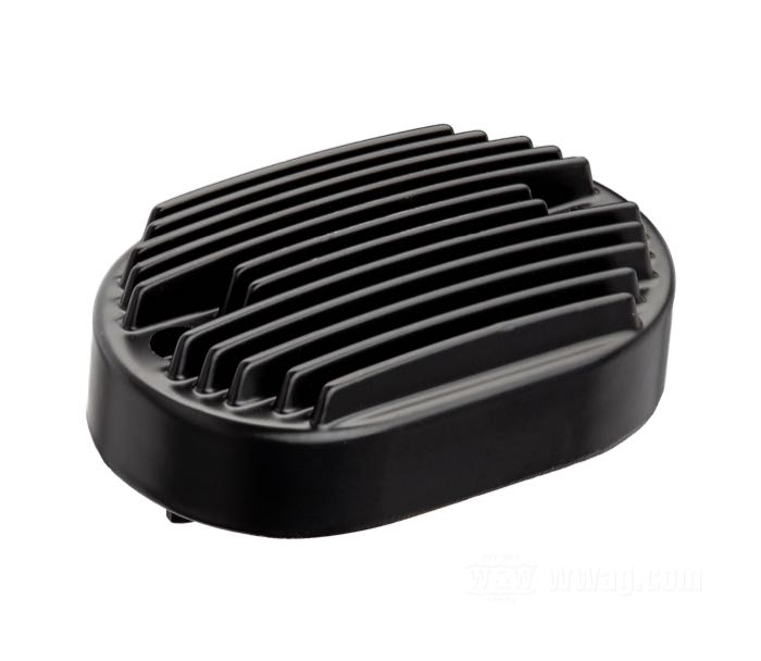 Regulateur/Redresseur »Standard«; adaptable à Softail 2008-2017; aluminium, noir; remplace OEM HD 74540-08 et 74540-11; poids brut: 573 g