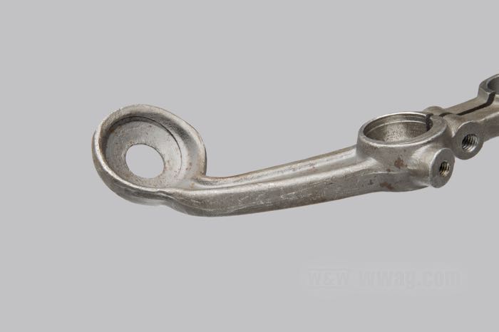 Fork clamp by The Cyclery; fits IOE models 1929; steel, bare; replaces OEM HD 2653-29; gross weight: 692 g