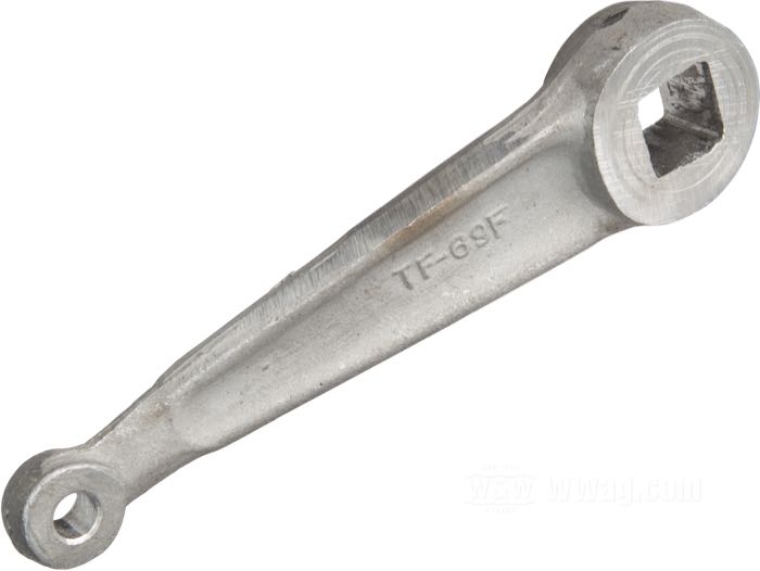 Bremshebel von The Cyclery; passend für V-Modelle 1931-1936; Stahl; Länge: 126 mm; Montageposition: hinten; Innen-Ø: 7/16”; ersetzt OEM HD 4056-30; Bruttogewicht: 131 g