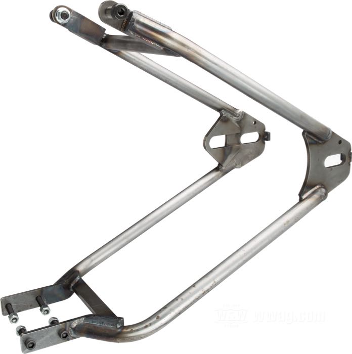 Hardtail »Straight Leg« di Lowbrow Customs; atto per Sportster 1967-1978; acciaio, naturale; con Kit di fissaggio; U.S.A.; peso lordo: 6.25 kg