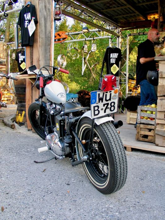 Hardtail »Straight Leg« di Lowbrow Customs; atto per Sportster 1967-1978; acciaio, naturale; con Kit di fissaggio; U.S.A.; peso lordo: 6.25 kg