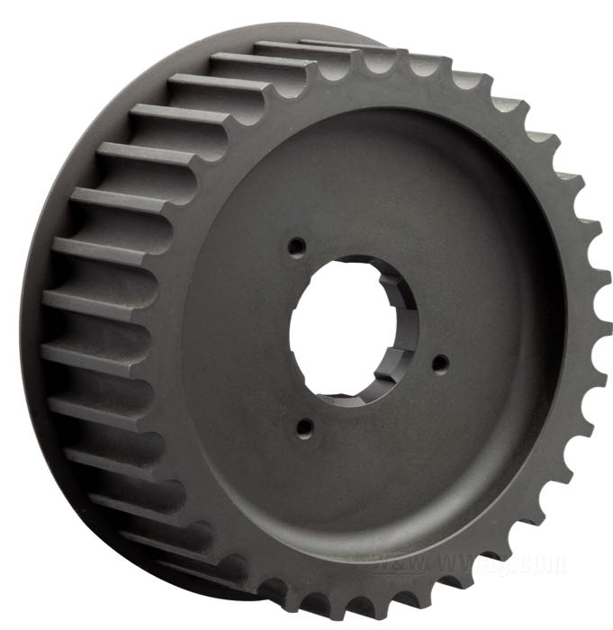 Poulie de transmission; adaptable à Big Twin 4 vitesses; acier; nombre de dents: 33; remplace OEM HD 40212-80D; poids brut: 2.6 kg