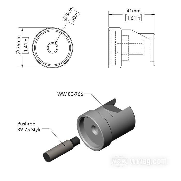 Palier de débrayage de Cannonball; pour Kit de démarreur électrique Stealth Kick Drive de Cannonball; adaptable à Modèles 1936-début 1975 avec poussoir et palier de débrayage en acier; acier; classe de tolérance: ABEC 1; Ø ext.: 36 mm; Autriche; poids brut: 170 g