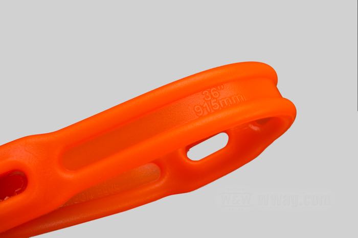 Cordon élastique de The Perfect Bungee; polyuréthane, orangé de sécurité ; longueur x largeur: 86 cm x 22 mm; USA; poids brut: 118 g