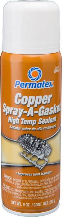 Agente obturante Permatex Spray-a-Gasket cobre
