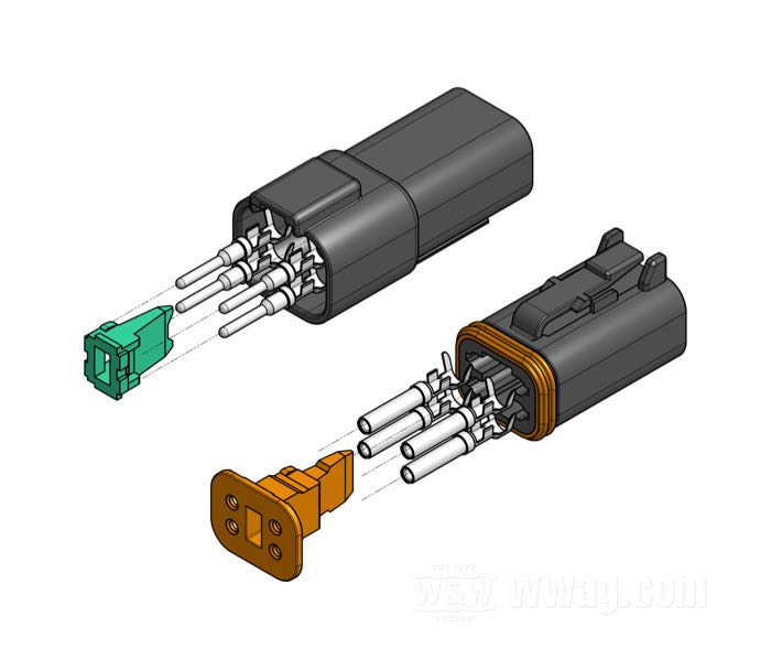 Sistema di connetori Deutsch DT