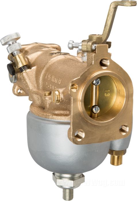 Carburatore a farfalla »Linkert M51« di Samwel Supplies; atto per modelli U, UL, WL e WLD; bronzo / alluminio fuso / acciaio, naturale, DI venturi 1-1/16”; rimpiazza OEM HD 1134-37 e 27122-37; Paesi Bassi; peso lordo: 1.6 kg