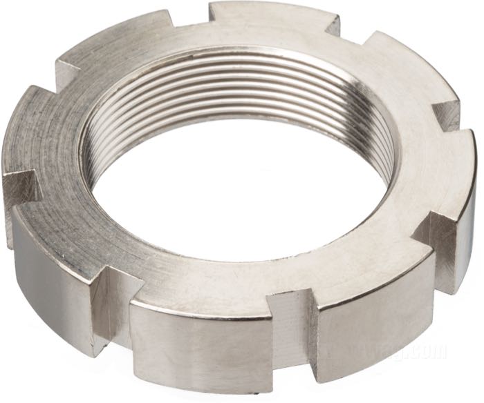 Einstellmutter ; passend für V-Modelle 1930-1936; Stahl, vernickelt; Gewinde: 1-1/8”-24; ersetzt OEM HD 2759-09; USA; Bruttogewicht: 55 g
