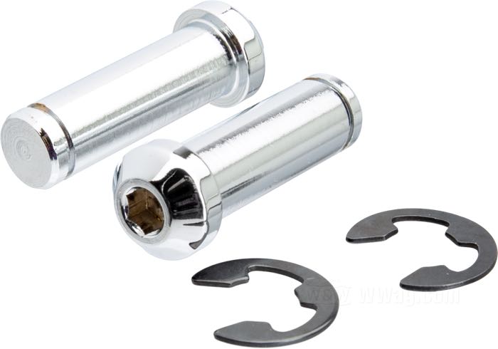 Haltepin »Innensechskant halbrund«; passend für Big Twin 1982→, Sportster 1982-2003, V-Rod; Stahl, verchromt; ersetzt OEM HD 45032-82; Bruttogewicht: 80 g