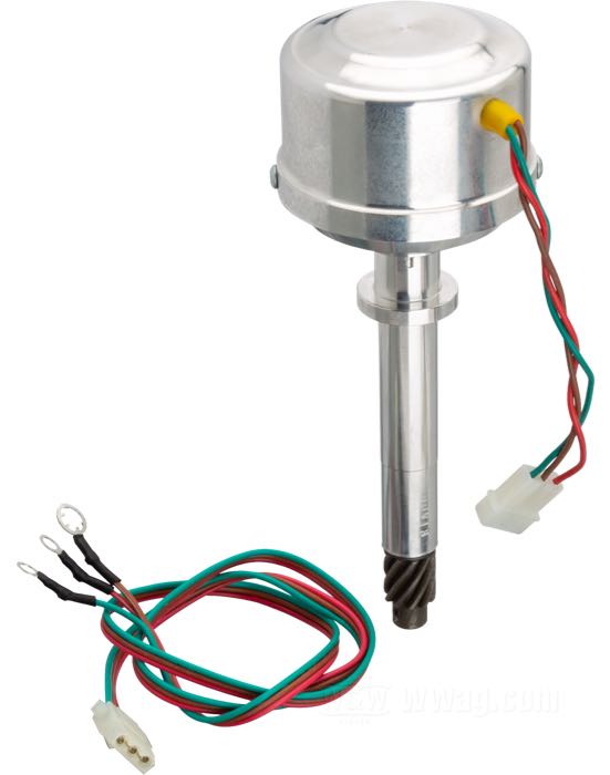 Zündanlage »E-Spark« von Accel; passend für Big Twin OHV 1936-1969; Billet-Aluminium; geeignet für 12 V; Primär-Widerstand: 2-4 Ohm; mit Kabel und Anbauanleitung; Bruttogewicht: 820 g
