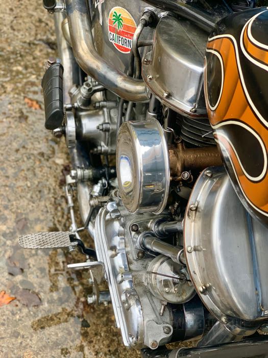 Air cleaner »Dog Dish« by The GasBox; for Linkert M & Schebler DLX carburetors; aluminum, polished; depth: 45 mm; Ø 140 mm; with filter element; gross weight: 454 g