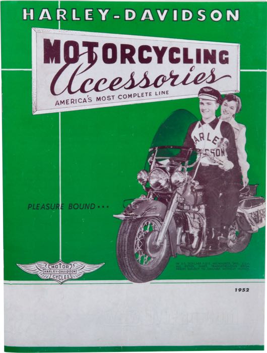 Catalog Classic H D Motorcycle Accessories 1952
