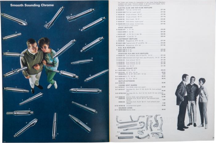 Catalogue »Classic H-D Motorcycle Accessories 1967«; papier; largeur x hauteur: 20 x 27 cm; coloré; 31 pages; poids brut: 116 g