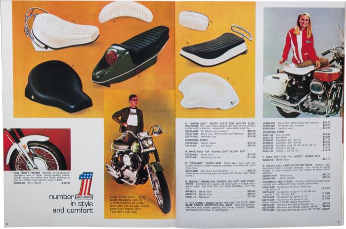 Catalogue »Classic H-D Motorcycle Accessories 1970«; papier; largeur x hauteur: 20 x 27 cm; coloré; 31 pages; poids brut: 117 g