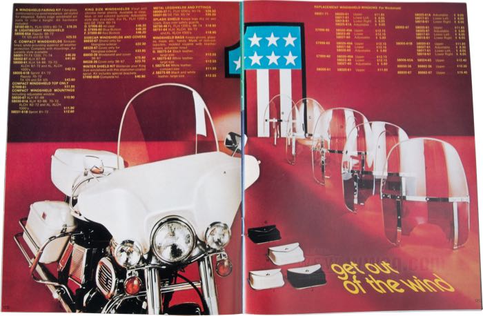 Catalogue »Classic H-D Motorcycle Accessories 1974«; papier; largeur x hauteur: 20 x 27 cm; coloré; 21 pages; poids brut: 154 g
