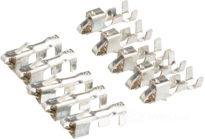 Terminal socket »SM« by JST; for JST connector system; phosphor bronze, tin-plated; length: 9 mm; Japan; gross weight: 1 g