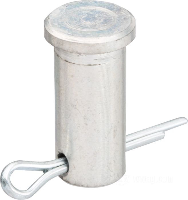 Gabelkopfbolzen von Colony; für Klemme für Bremszug; passend für K/KH/XL/XLH/XLCH 1952-1972, FX 1971-1972, Servicar 1951-1957; Stahl, CAD (ZnNi Verfahren); Länge: 15.6 mm; Außen-Ø: 6.5 mm; ersetzt OEM HD 44524-51 und 510; USA; Bruttogewicht: 13 g
