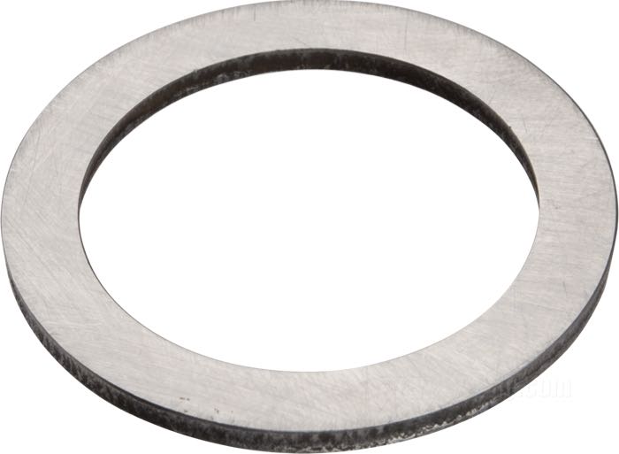 Thrust washer; for Pinion shaft; fits K-Model and Sportster 1954-1976, Big Twin 1954-1957; steel, ground; position: right; ID x OD: 25.9 x 34.8 mm, 1.9 mm thick; replaces OEM HD 24692-54; gross weight: 7 g
