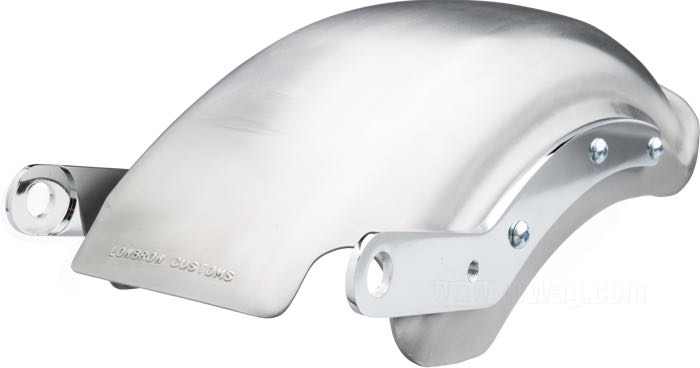 Parafango posteriore »Rogue« di Lowbrow Customs; atto per Big Twin 4 marce 1958-1984; acciaio, naturale; peso lordo: 3.98 kg