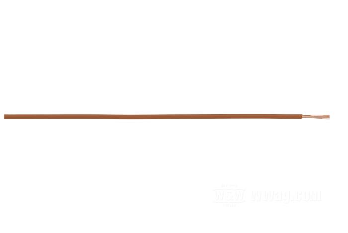 Elektrokabel »FLRY«; Kupfer / PVC, braun; 0.34 mm²; Bruttogewicht: 6 g