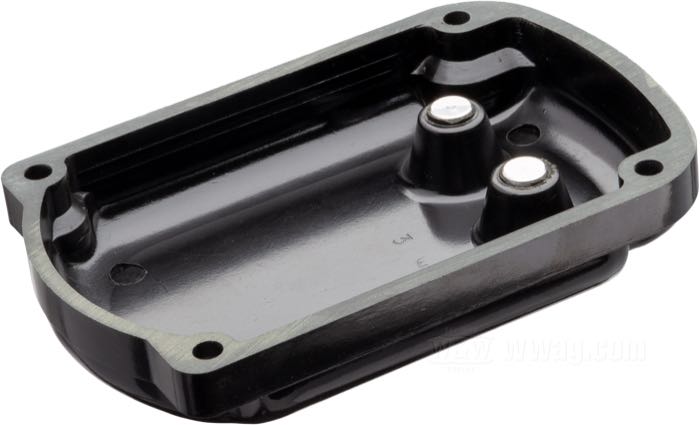 Coperchio; per magneti accensione Fairbanks, Morris & Hunt; plastica, nero; rimpiazza OEM HD 29530-55A; peso lordo: 80 g