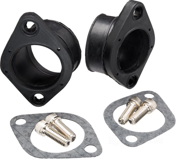 Flangia del collettore; atto per Big Twin 1984-1989; gomma / acciaio; rimpiazza OEM HD 27008-83, 27012-83 e 29242-83; peso lordo: 232 g