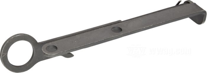 Patte de fixation »Timer Lock« de Bates; adaptable à Knucklehead et Panhead 1947-1957; acier, parkerisé; Allemagne; poids brut: 110 g