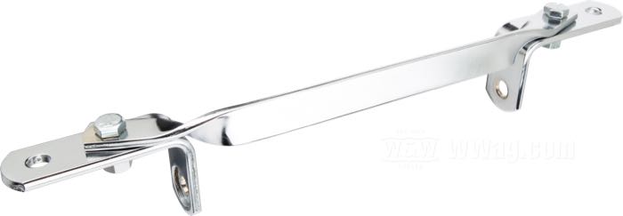 Staffa faretto; per Forcella Springer; atto per forcella Springer 1938-1945; acciaio, cromato; rimpiazza OEM HD 11369-38; peso lordo: 470 g
