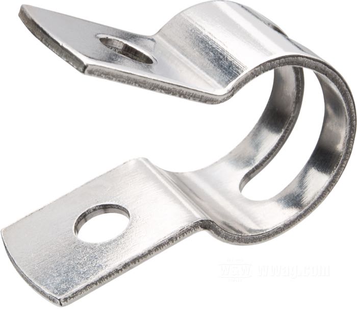Klemme von Strange Bird; für Spiegelarm; Stahl, verchromt; für Lenker-Ø: 1 ”; ersetzt OEM HD 11350-47 und 91873-47; USA; Bruttogewicht: 64 g