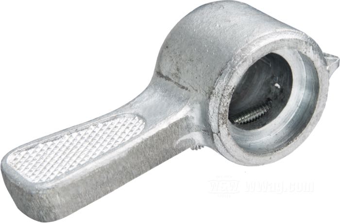 Switch by The Cyclery; for Switch assembly; fits IOE and V-models 1925-1932; cast aluminum, knurled; replaces OEM HD 4557-26; Europe; gross weight: 16 g