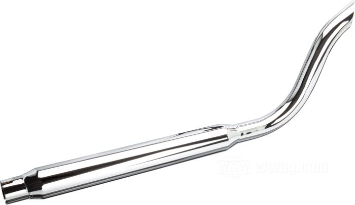 Muffler »High Sweep« by Paughco; steel, chrome-plated; length: 92 cm; position: left; without approval marks; gross weight: 2.26 kg