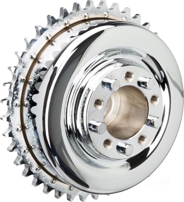Brake drum; fits W(L) 1941-1952; rear; steel, chrome-plated; thread: 3/8”-20; outer Ø: 176 mm; Inner Ø: 172.5 mm; replaces OEM HD 41401-41; gross weight: 2.29 kg