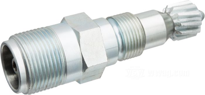 Speedometer drive unit; for transmission drive; fits K 1954-1956, XL/XLCH 1957-1972; for 2:1 (2000 rpm = 60 mph) speedometers; steel / aluminum; drive ratio: 0.63; number of teeth: 11; replaces OEM HD 67127-52; gross weight: 126 g
