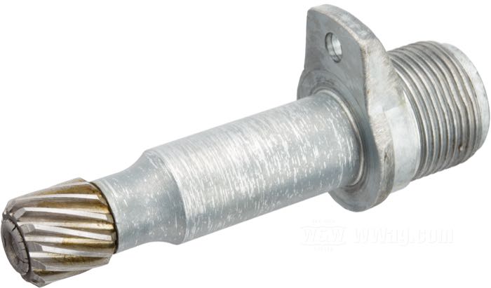 Speedometer drive unit; for transmission drive; fits FL 1962-1968; for 1:1 (1000 rpm = 60 mph) speedometers; steel / aluminum; drive ratio: 0.30; number of teeth: 13; replaces OEM HD 67130-62; gross weight: 130 g