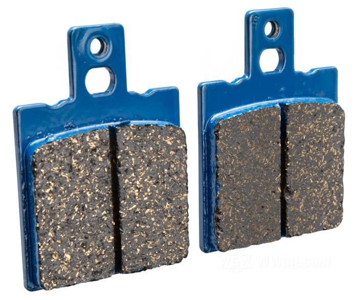 Pastillas de freno; cerámica de carbono / orgánico; grosor: 6.8 mm; peso bruto: 125 g