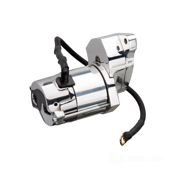 Motor de arranque de Spyke; apropiado para Big Twin 1986-1988; con solenoide separado; pulido; 1.4 kW; peso bruto: 3.34 kg