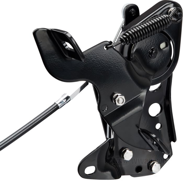 Changement de vitesses à main »Jockey«; adaptable à Softail 1989-1999; acier, noir, finition époxy; poids brut: 3.65 kg