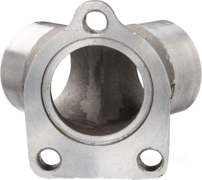 Collettore d'aspirazione di The Cyclery; atto per VLD 1933, 74/80 ci U/UL/ULH 1934-1938; ghisa, come colato; per carburatori Linkert serie M di 3 bulloni; rimpiazza OEM HD 1107-33; Europa; peso lordo: 288 g