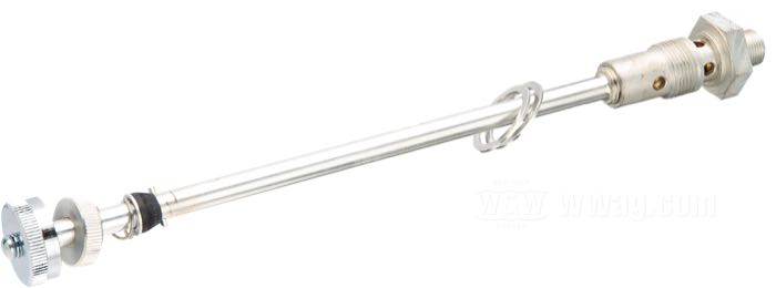 Grifo; apropiado para Big Twin 1950-1965; acero, cromado / latonizado, con botón de manejo de latón; rosca: 3/4”-18 / 1/2”-24; reemplaza OEM HD 62033-41 y 62075-50; peso bruto: 260 g