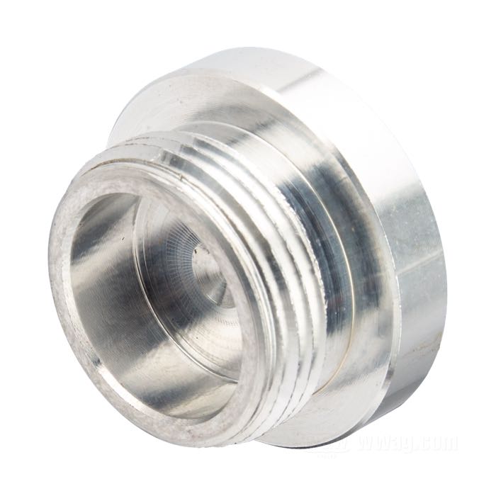 Verschlussschraube; für Äußerer Primärdeckel; für Kupplungseinstellung; passend für Sportster 1971-1976; Billet-Aluminium, Maschinenfinish; Höhe: 1”; Ø 1-3/4”; Innensechskant; Gewinde: 1-3/8”-12; Schlüsselgröße: 1/2 ”; mit O-Ring; Bruttogewicht: 66 g