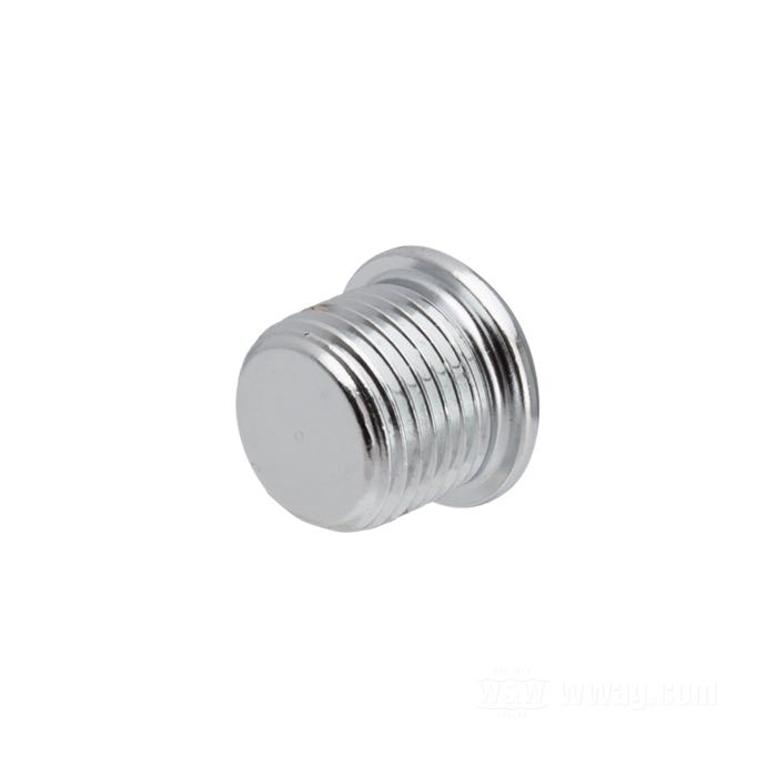 Tapón de Gardner-Westcott; para mirilla encendido; apropiado para XL, XLCH 1972-1976, Sportster 1979-2003, Buell 1996-2007, Big Twins 1970-1998; acero, cromado; cabeza de botón con hexagono interior; rosca: 5/8”-18; llave: 5/16 ”; reemplaza OEM HD 720 y 94138-93T; peso bruto: 30 g
