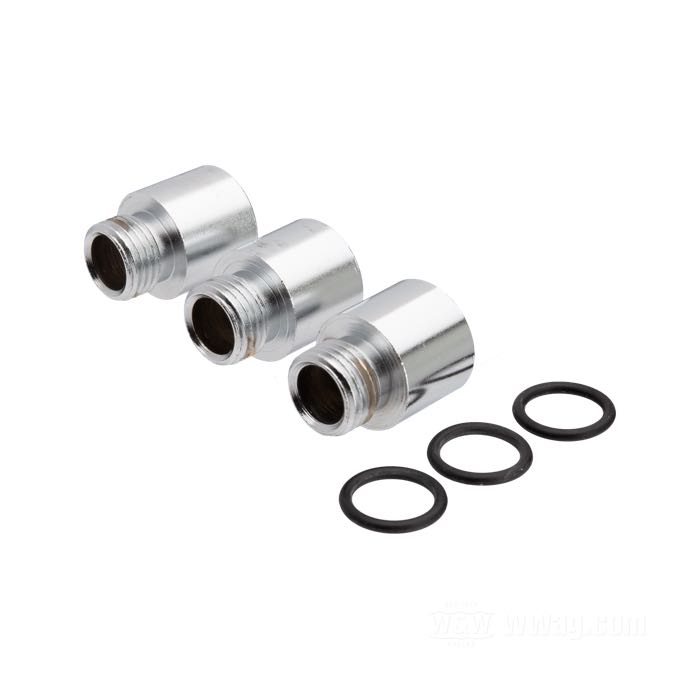 Verschlussschrauben-Satz; für Ölpumpe / Ölsieb; passend für Big Twin 1981→; Stahl, verchromt; Innensechskant; Gewinde: 1/2”-20; 6-teilig; ersetzt OEM HD 26263-80; Bruttogewicht: 80 g