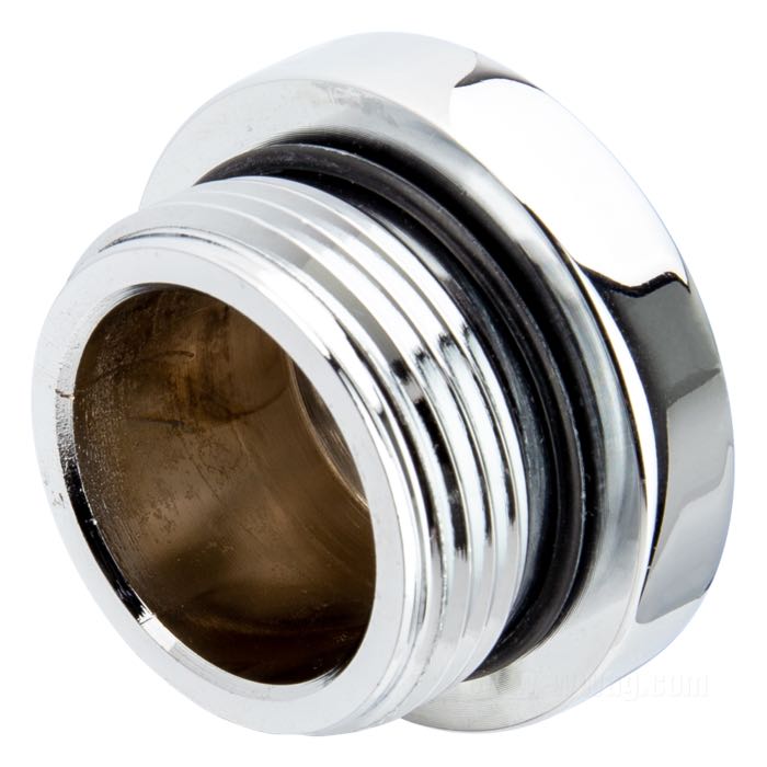 Tappo; per regolazione frizione; atto per Sportster 1971-1976; acciaio, cromato; altezza: 1”; Ø 1-3/4”; esagonale; filettatura: 1-3/8”-12; chiave: 15/16 ”; con O-ring; rimpiazza OEM HD 37880-71; peso lordo: 180 g
