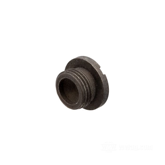 Plug; for Relief valve; fits Flatheads 1937→, OHV 1937-1952; steel, parkerized; button head with slot; thread: 15/32