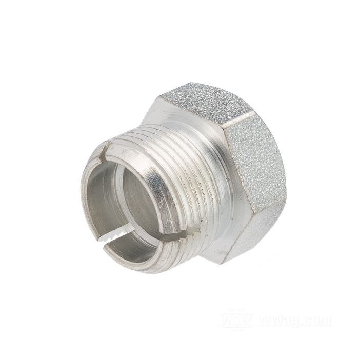 Filler plug; for Transmission; fits 4-speed Big Twin 1936-1984; steel, CAD (ZnNi process), oversize, self-tapping, to restore pulled threads; hex; thread: 29/32”-18; gross weight: 60 g
