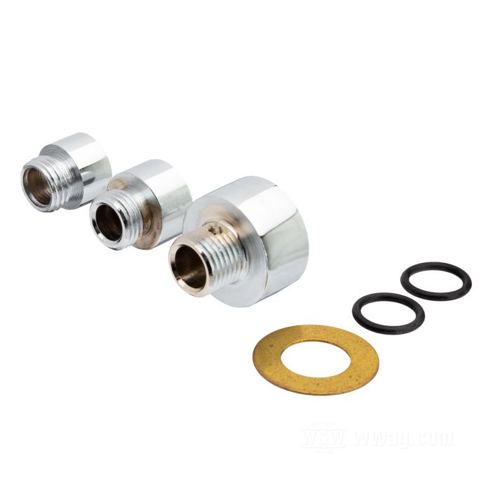 Verschlussschrauben-Satz; für Ölpumpe / Ölsieb; passend für Big Twin 1970-1980; Stahl, verchromt; Innensechskant; Gewinde: 1/2”-20; 6-teilig; ersetzt OEM HD 657 und 26362-36; Bruttogewicht: 80 g