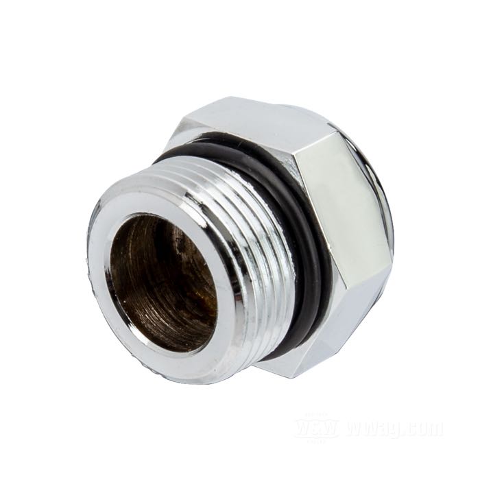 Filler plug; for Transmission; fits 4-speed Big Twin 1936-1984; steel, chrome-plated; cap hex head; thread: 7/8”-18; gross weight: 70 g