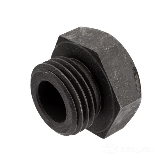 Bouchon fileté »type OEM 1940-51« de Colony; pour regard allumage/de purge; cote supérieure; acier, parkerisé; hexagonal; filetage: 11/16”-16; clé: 7/8 ”; USA; poids brut: 40 g