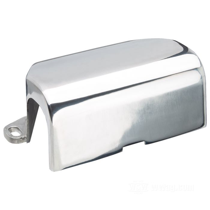 Tapa; para Pinza-manillar; apropiado para FL(H) 1960-1979 (sin amortigador de dirección); aluminio fundido, pulido; reemplaza OEM HD 56590-60; peso bruto: 220 g